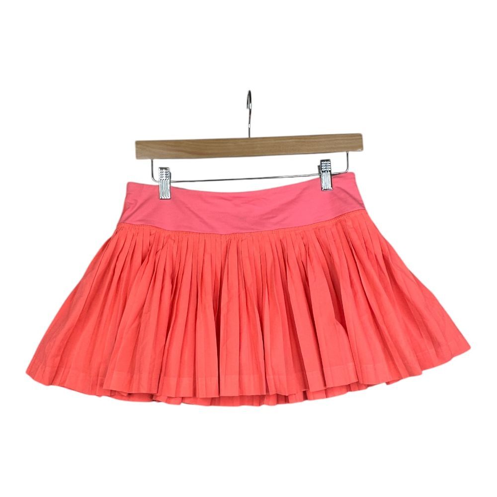 Lululemon Pleat To Street Skort II size‎ 6 Grapefruit Orange